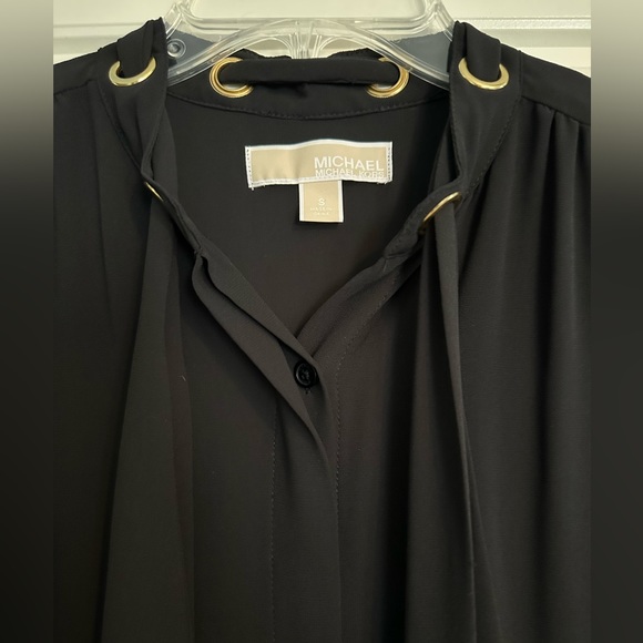 Michael Kors Black Dress with Gold Details, Size S - Picture 5 of 5